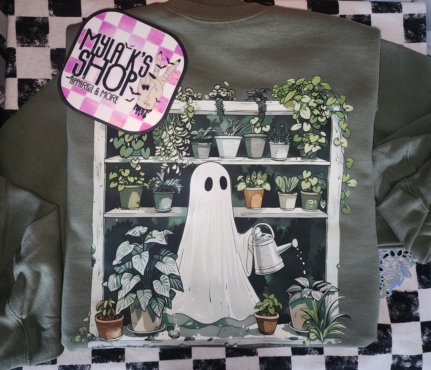 Ghostly Plant Lady