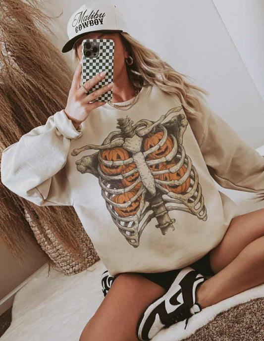 Pumpkin Ribcage